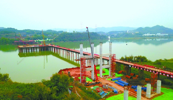 成南高速扩容嘉陵江特大桥新进展来了